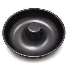 Round Tube Cake Pan – Smooth Ring Cake & Angel Food Baking Mold with Center Tube, Black