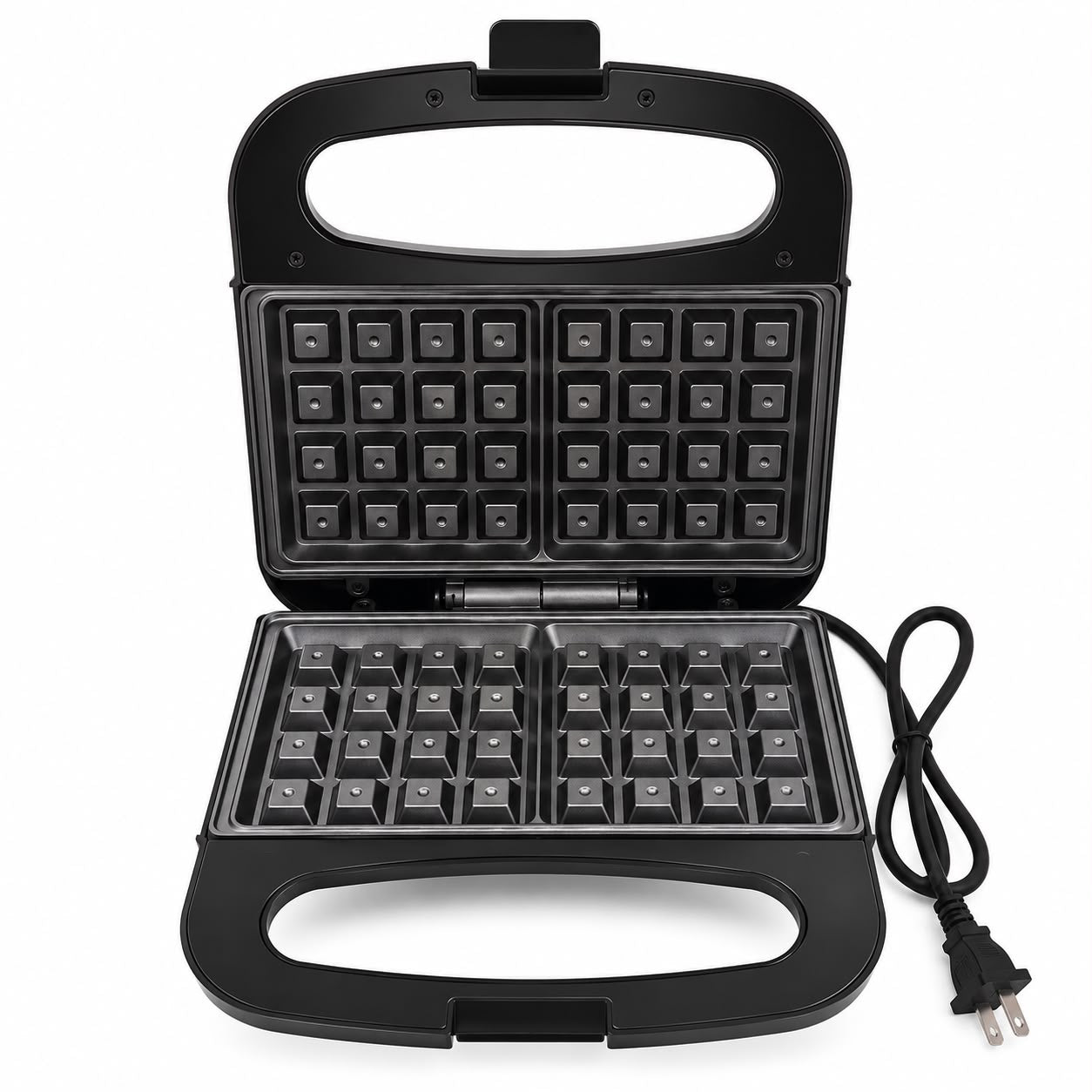 Countertop Belgian Waffle Maker with Nonstick Cooking Surface 750 W
