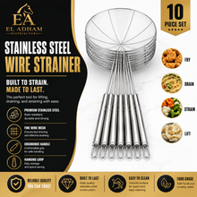 Stainless Steel Wire Mesh Skimmer Ladle 18CM (10PC)