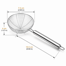 Stainless Steel Wire Mesh Skimmer Ladle 18CM (10PC)