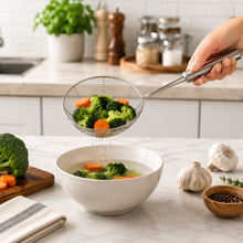 Stainless Steel Wire Mesh Skimmer Ladle 20CM (10PC)