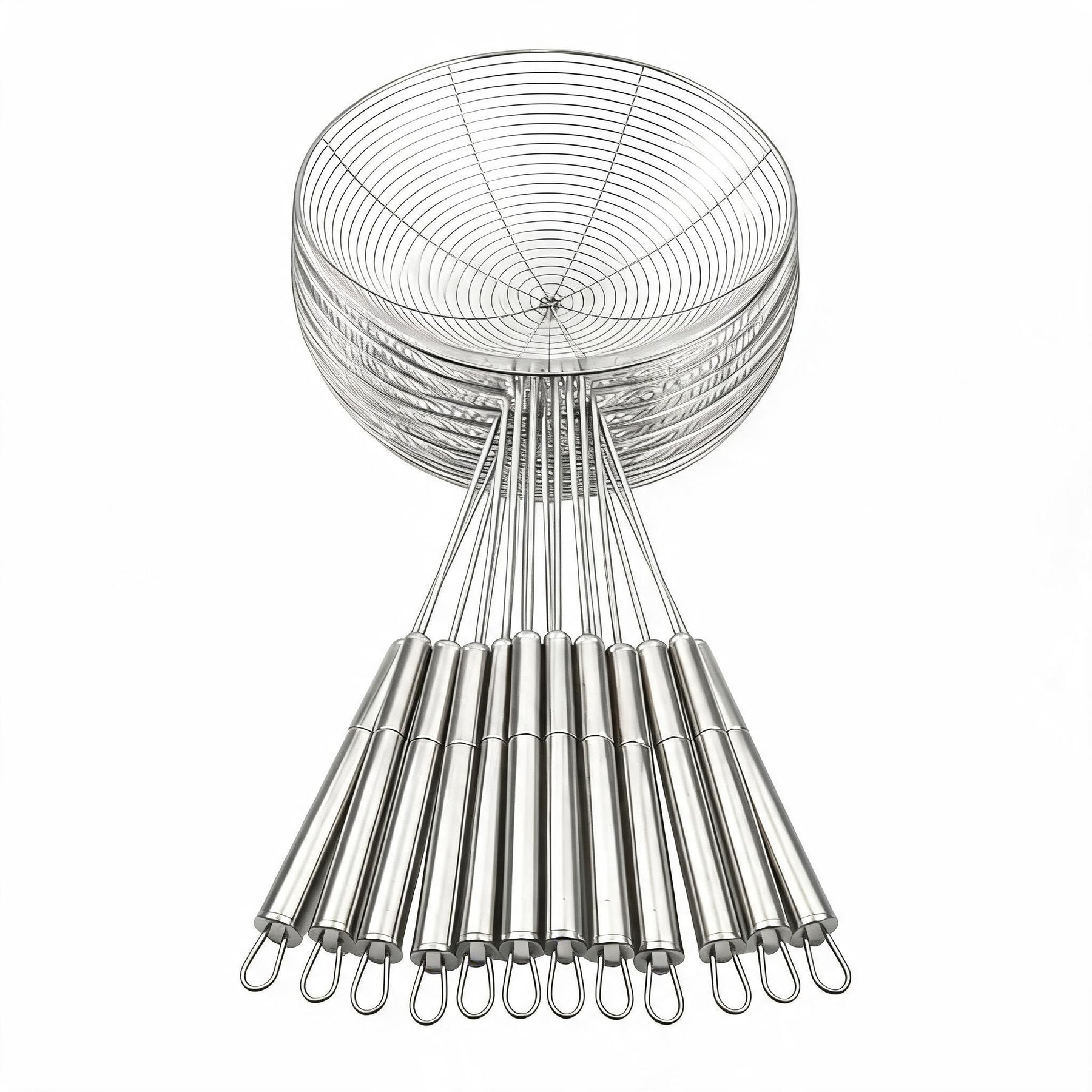 Stainless Steel Wire Mesh Skimmer Ladle 20CM (10PC)