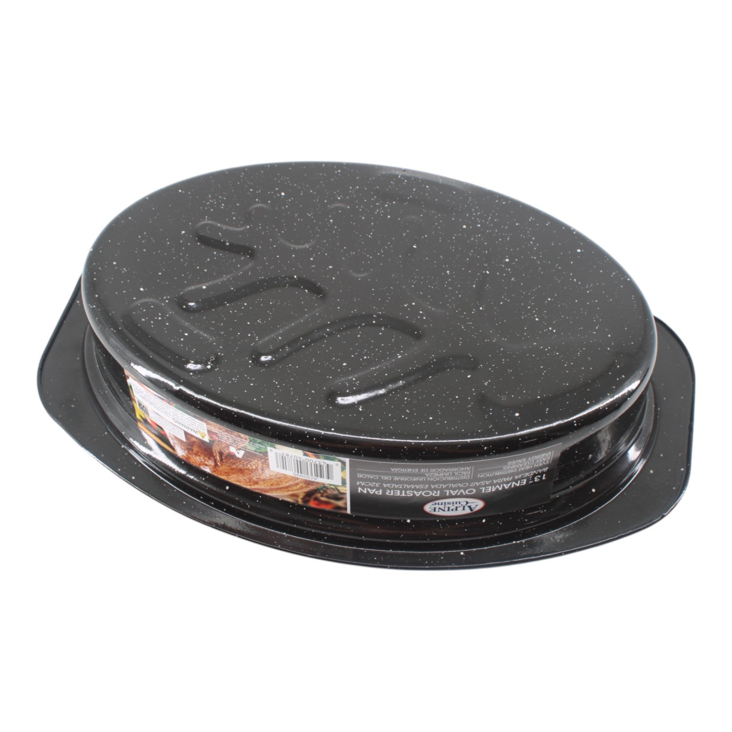 13" Enamel Oval Roaster Pan | www.eladhamdist.com