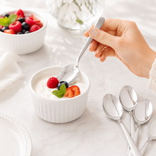 Minimalist Stainless Steel Everyday Spoons - Set of 6