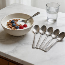 Minimalist Stainless Steel Everyday Spoons - Set of 6