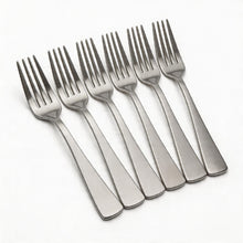 Modern Stainless Steel Dinner Forks - Set of 6
