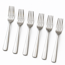 Modern Stainless Steel Dinner Forks - Set of 6