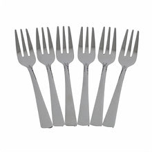 Minimalist Stainless Steel Appetizer Forks - Set of 6