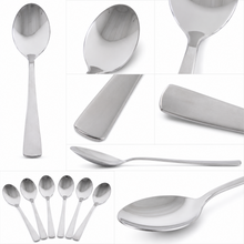 Sleek Stainless Steel Coffee Spoon Set - Set of 6