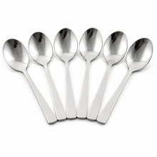 Sleek Stainless Steel Coffee Spoon Set - Set of 6