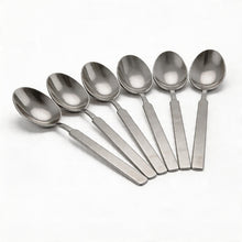 Minimalist Stainless Steel Serving Spoons - Set of 6