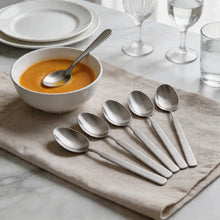 Minimalist Stainless Steel Serving Spoons - Set of 6