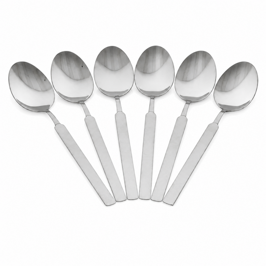 Minimalist Stainless Steel Coffee Spoons - Set of 6