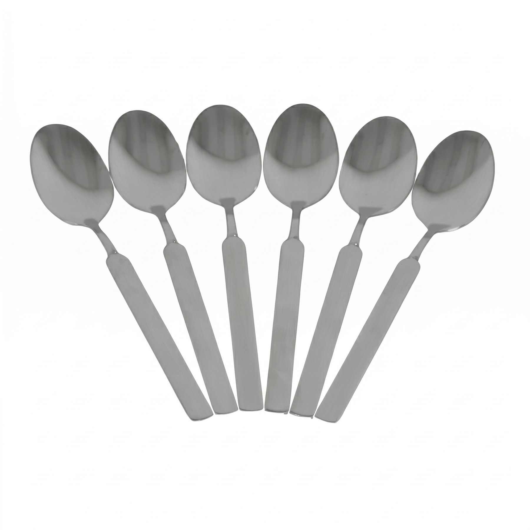 Minimalist Stainless Steel Coffee Spoons - Set of 6