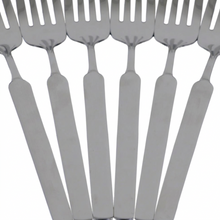 Stainless Steel Dinner Fork Set - Slim Polished Design - Set of 6
