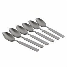 Simple Stainless Steel Coffee & Dessert Spoons - Set of 6