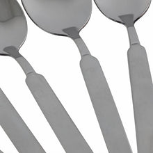 Simple Stainless Steel Coffee & Dessert Spoons - Set of 6