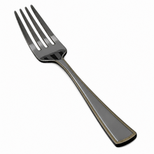 Modern Fork Set with Gold-Edged Handle - Set of 6