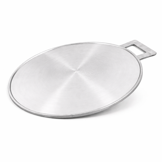 Heavy-Duty Yemeni Aluminum Flat Pan with a Single Handle (18") – Extra Thick