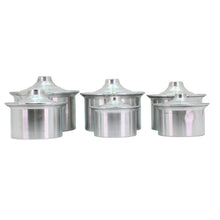 Traditional Aluminum Cooking Pots with Lids - 11pc Compact Everyday Set