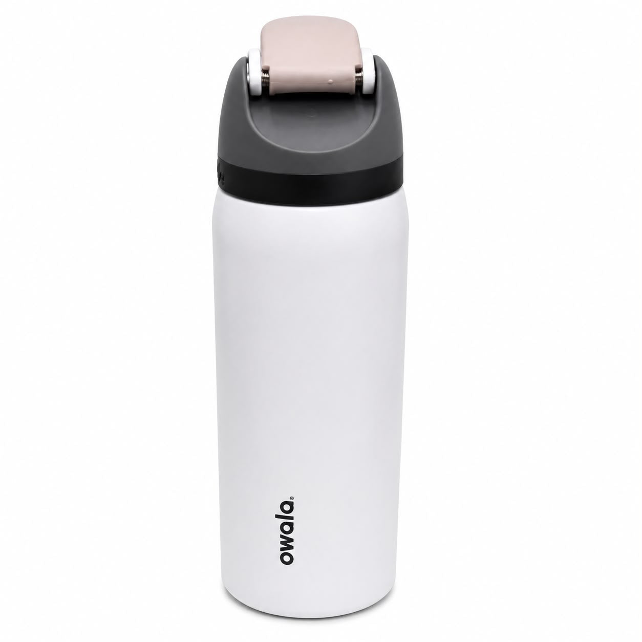 Owala FreeSip Insulated Stainless Steel Water Bottle with Flip Straw Lid 32 OZ-White