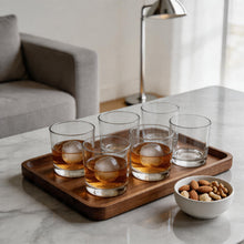 Multi-Use 328ML Clear Glass Cups - Set of 6
