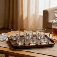 Multi-Use 328ML Clear Glass Cups - Set of 6