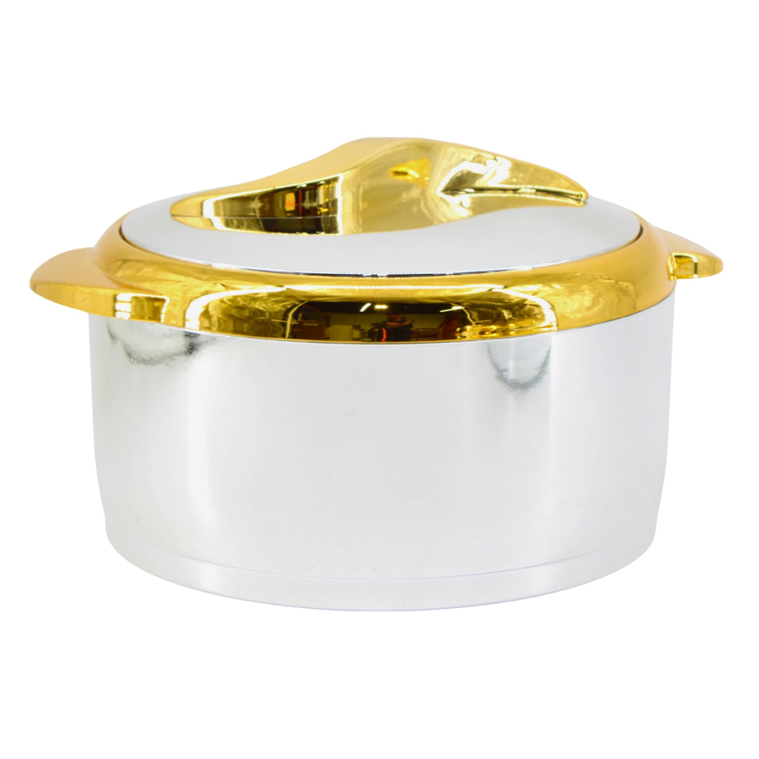 Luxury Chrome & Gold Insulated Casserole 1.5/2/2.5L- 6 Set