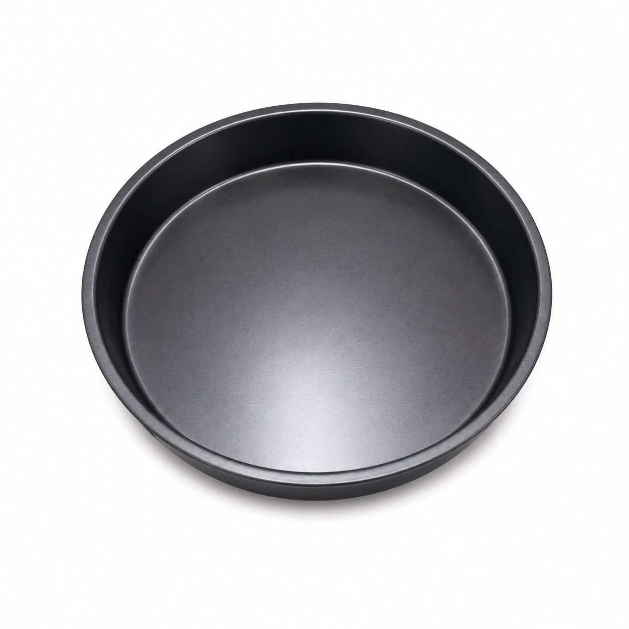 Round Cake Pan – Deep-Sided Black Baking Pan for Cakes, Desserts & Pastries-XXL