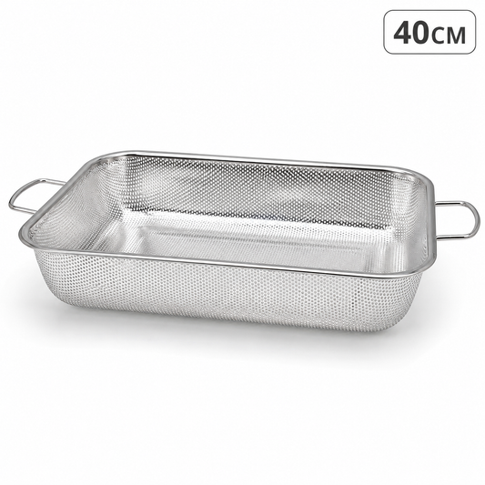 40CM Mesh Perforated Steaming & Draining Tray