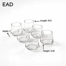Everyday Clear Glass Beverage Tumblers - 6 Piece