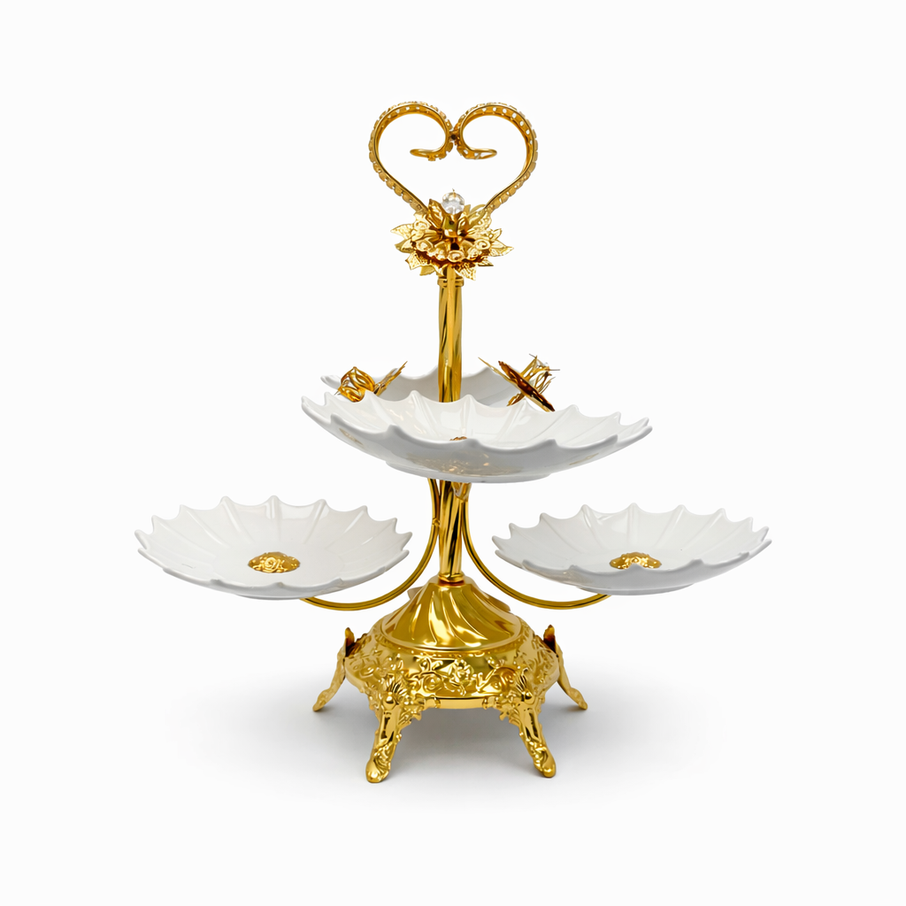 Luxury Gold Multi Tier Candy Serving Stand