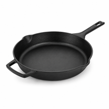 Triple-Layered Enamel Cast Iron Skillet - 10"