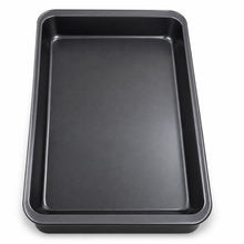Rectangular Deep Baking Pan – Black Cake, Brownie & Roasting Pan with Raised Sides-XL