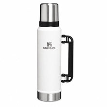 Stanley Classic Vacuum Insulated Flask And Travel Thermos  with Handle & Cup Lid – 1.4L (1400ML) – WHITE
