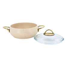 Lavonni 20CM Beige Granite Deep Pot Rounded