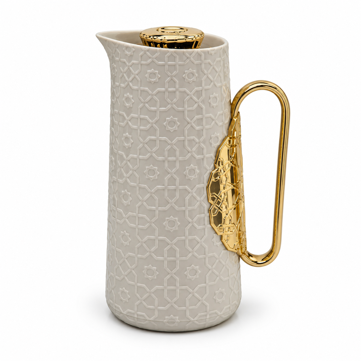 Arabic Modern Contemporary Vaccum Flask 1.0L - Sand