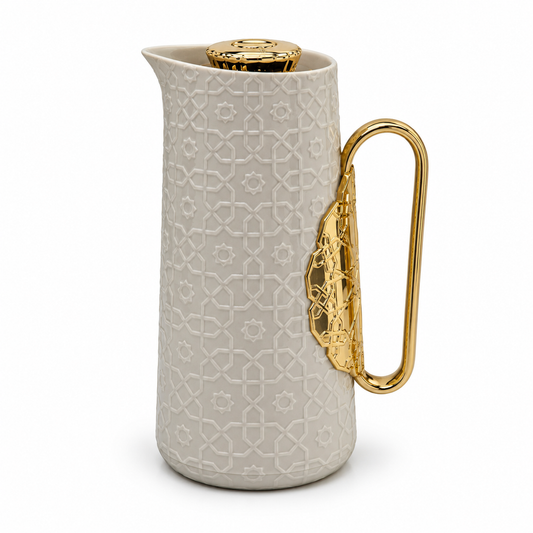Arabic Modern Contemporary Vaccum Flask 1.0L - Sand