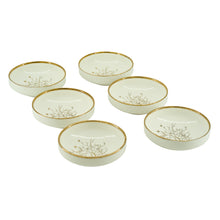 Contemporary White Dinnerware Collection with Tree Design - 24 Piece