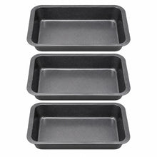 3-Piece Durable Bakeware for Cakes, Brownies & Baking Multi-Size Square Baking Pan Set