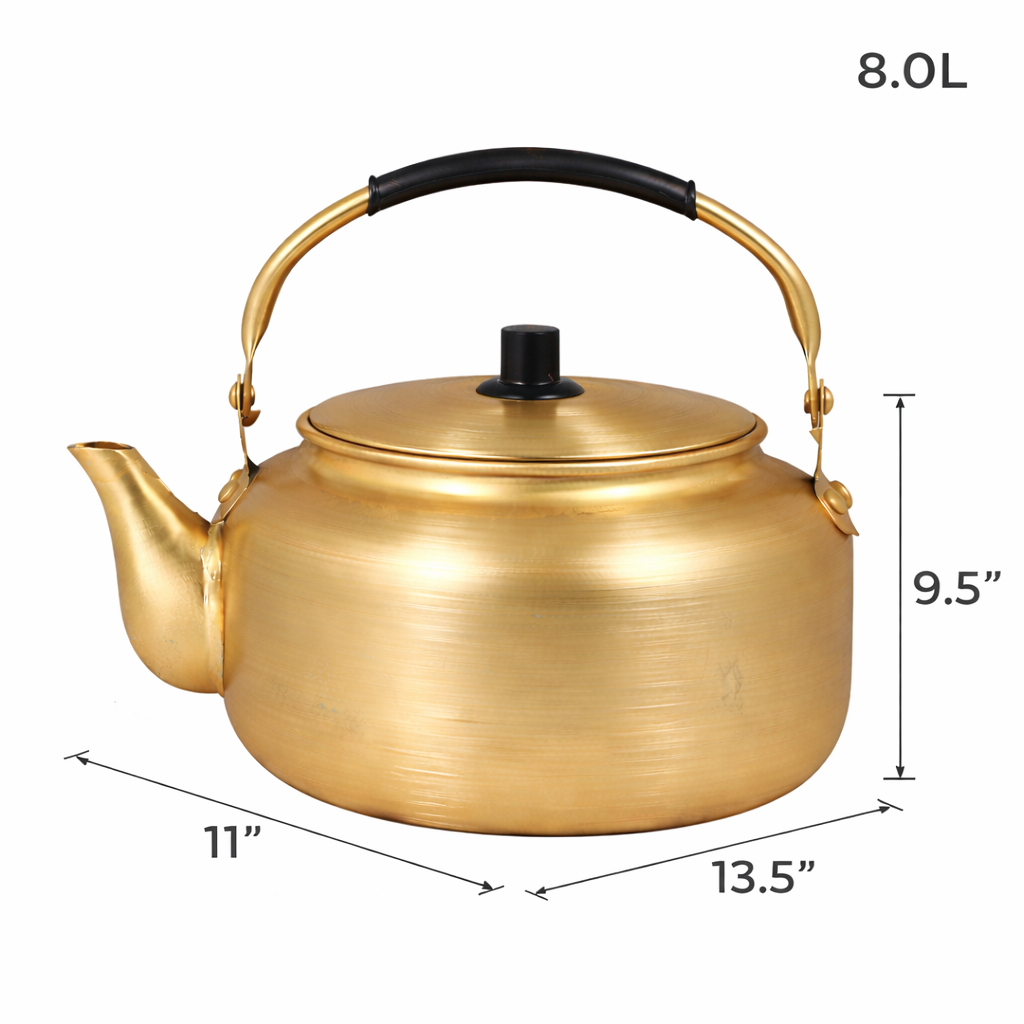 8L Golden Tea Kettle