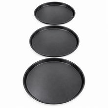 3-Piece Springform Cake Pan Set of 11.5", 12.5",14" Round Baking Pans for Cheesecakes, Cakes & Pizza.