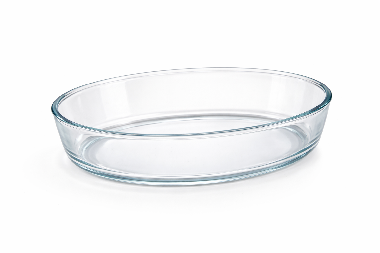 Clear Glass Oval Baking Dish - 3L
