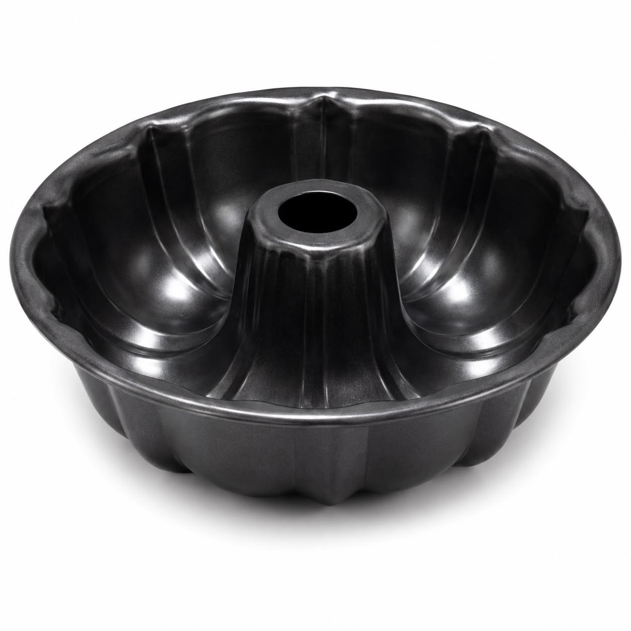 8-Inch Fluted Tube Cake Pan – Black