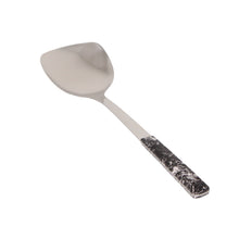 Stainless Steel Multi-Tool (Spatula, Ladle and Serving Spoon) - Black Ergonomic Handle