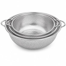 Stainless Steel Round Colander with Dual Handles – Kitchen Strainer for Fruits, Vegetables, Pasta & Rice