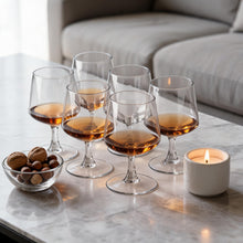 Premium Stemmed 440ML Drinking Glasses - 6 Piece