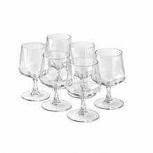 Premium Stemmed 440ML Drinking Glasses - 6 Piece