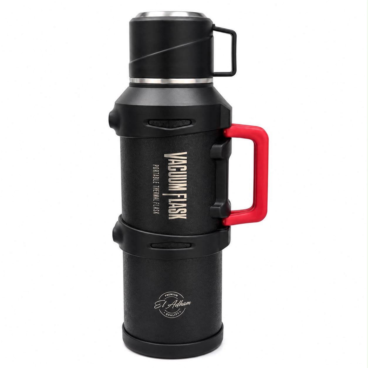 Intelligent Temperature Display Thermos Flask - 5000ML - Black