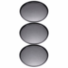 3-Piece Springform Cake Pan Set of 10.25", 11.5", 12.5" Round Baking Pans for Cheesecakes, Cakes & Pizza.